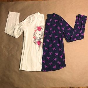 2 Long Sleeve Girl Shirts